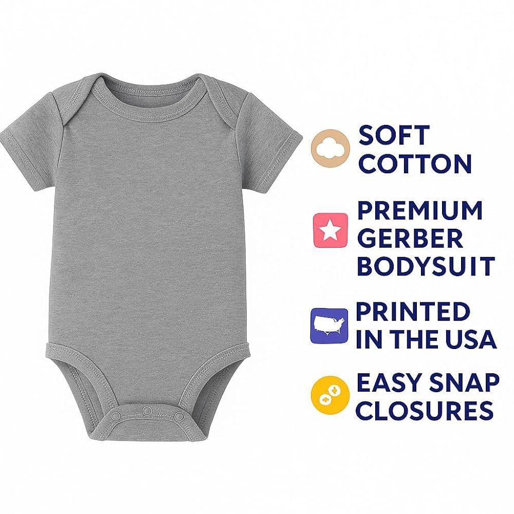 Easy-Snap Baby Onesie for Quick Changes