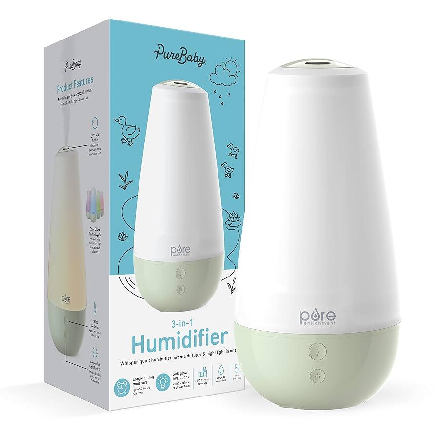 Benefits of a Quiet Nightlight Humidifier in Creating a Soothing Nursery Environment