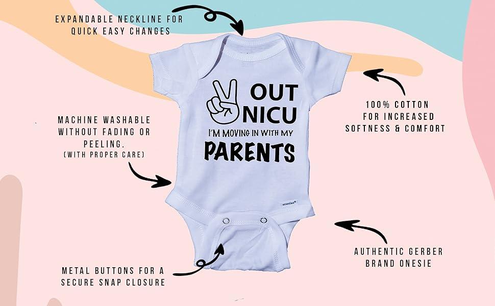 Maintaining and Caring for Easy-Snap Onesies