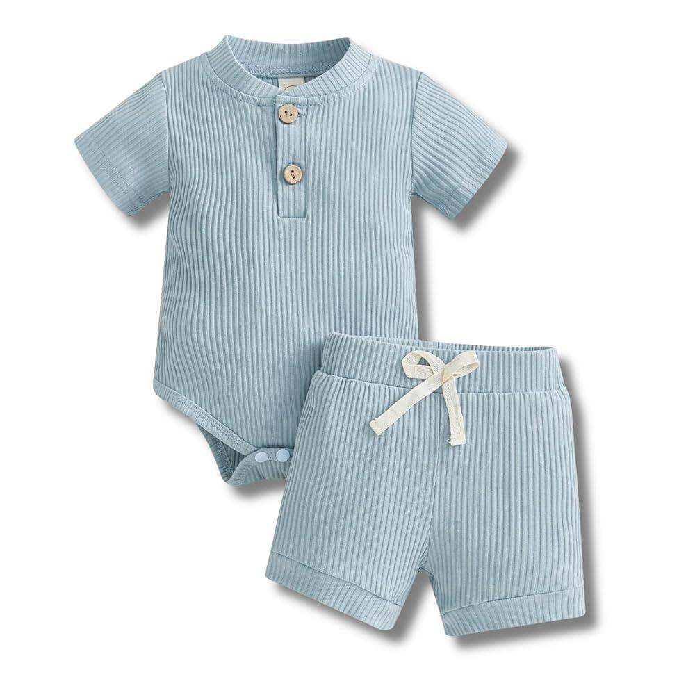 Baby Clothes Set – Includes Pants, Shirt, and Hat