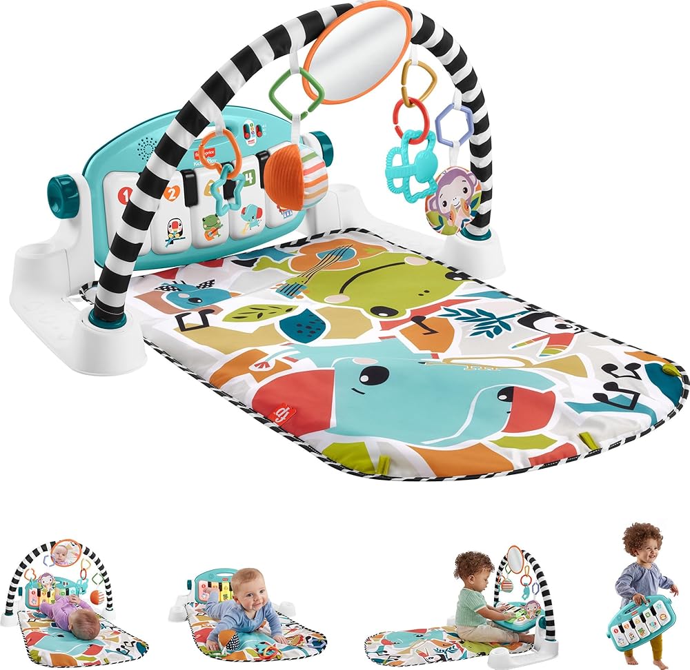 Discover the Glow and Grow Kick & Play Piano Gym for Newborns