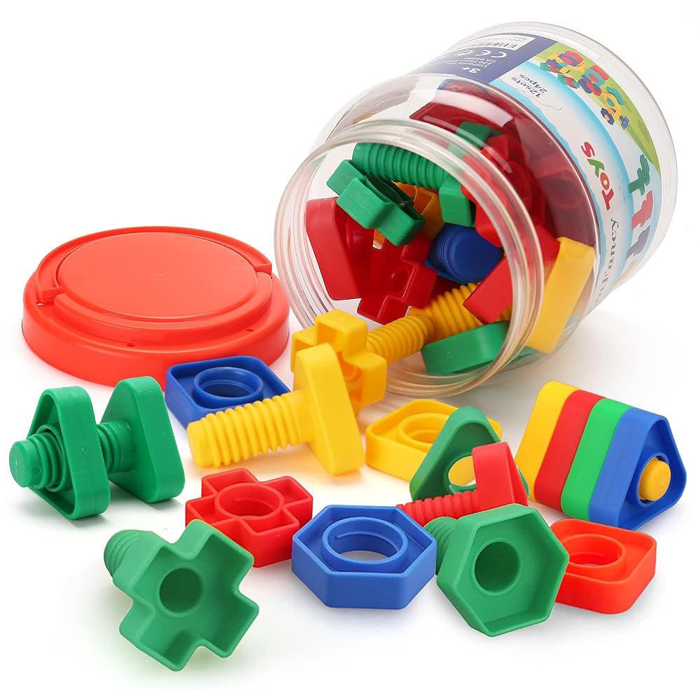 Enhance Fine Motor Skills with LotFancy Nuts and Bolts for Kids