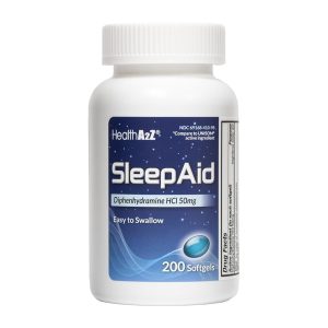 HealthA2Z® Sleep Aid: 50mg Diphenhydramine for Restful Sleep