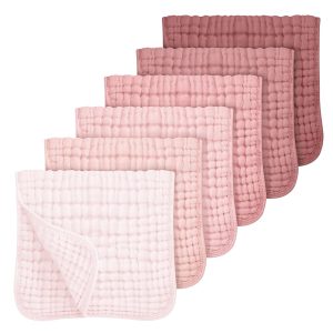 Looxii Muslin Burp Cloths: Essential Softness for Baby Girls